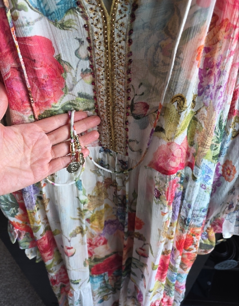 Camilla " Sew Yesterday" Maxi Dress - Multicolor - Picture 9 of 10